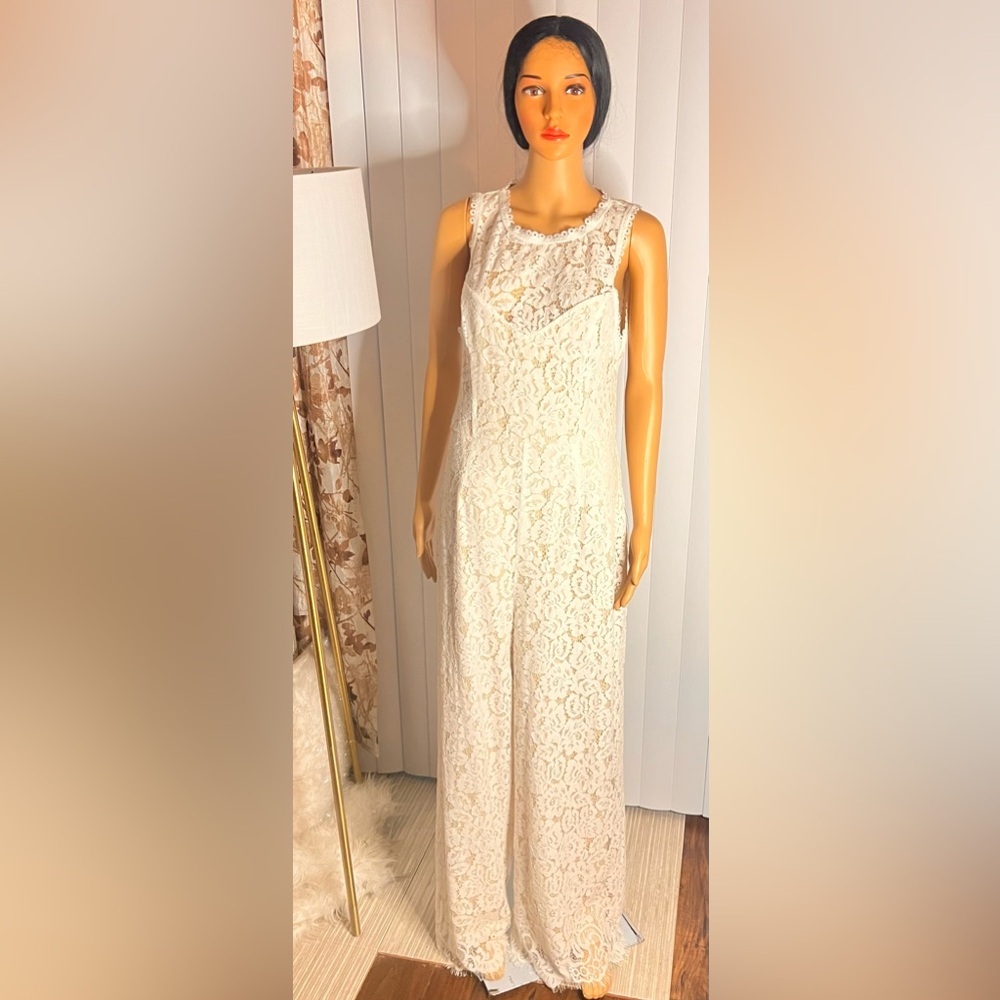 Lulus jumpsuit in Ivory